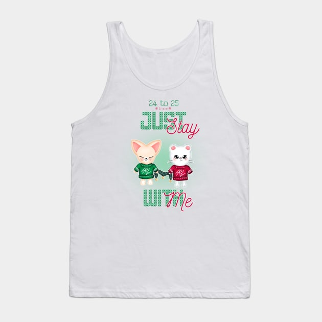 STAY with me  - Hyunin / SKZOO Tank Top by LChiaraArt